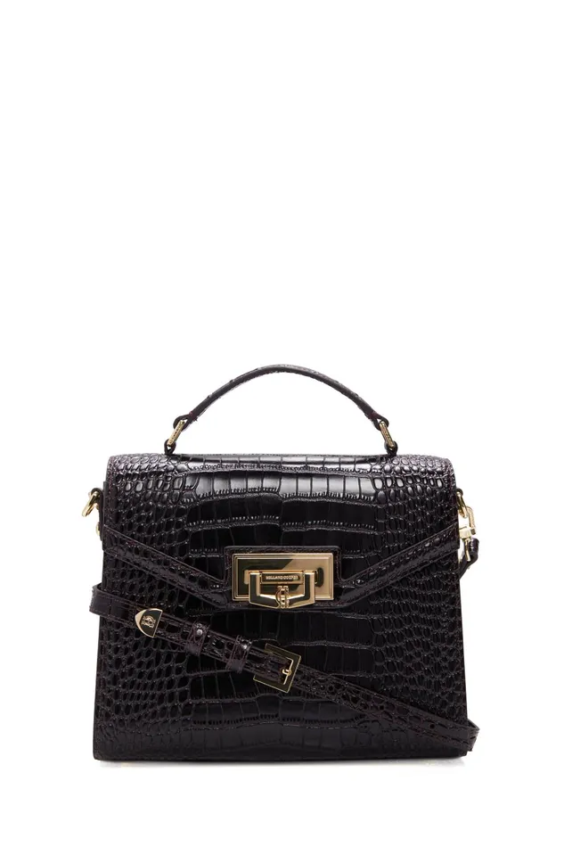 Holland Cooper Bags Women Cheltenham Bag Rich Chocolate Croc
