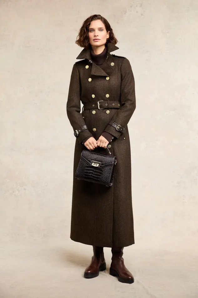 Holland Cooper Bags Women Cheltenham Bag Rich Chocolate Croc