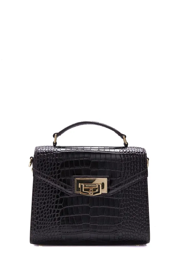 Holland Cooper Bags Women Cheltenham Bag Rich Chocolate Croc