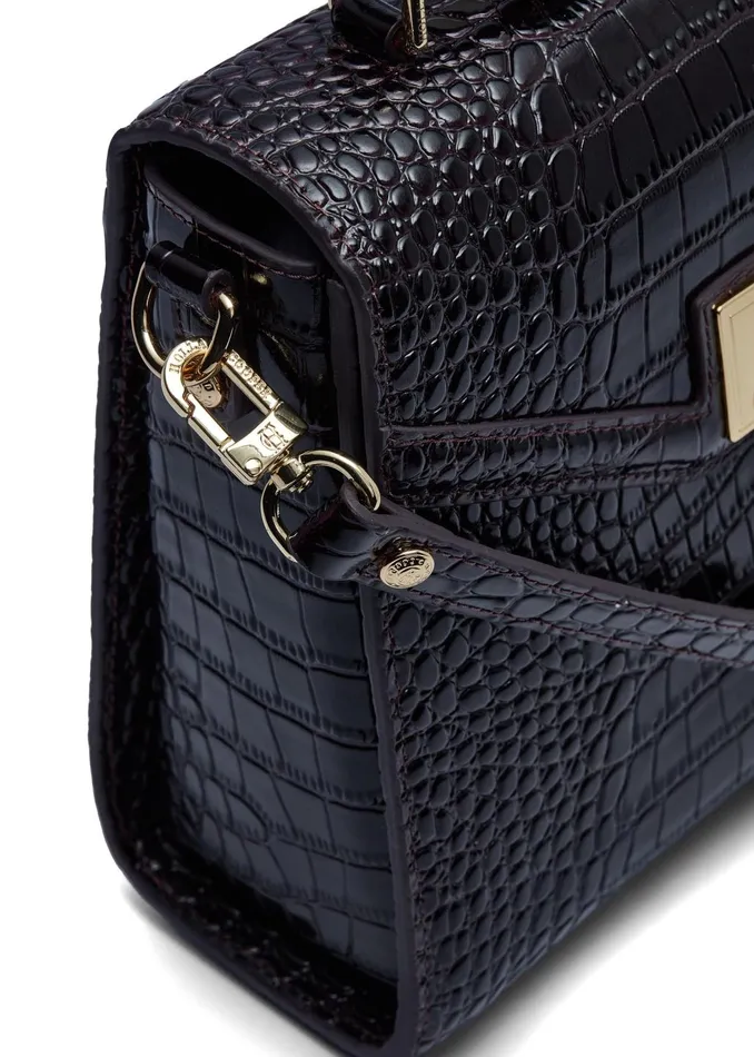 Holland Cooper Bags Women Cheltenham Bag Rich Chocolate Croc