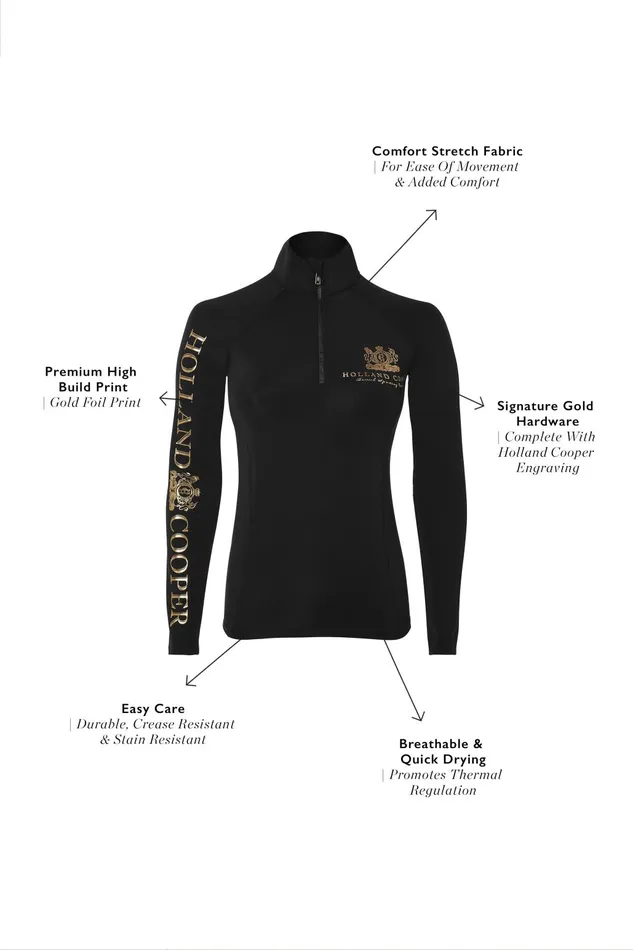 Holland Cooper Base Layers Women Base Layer Black Holland Cooper Base Layers Women Base Layer Black