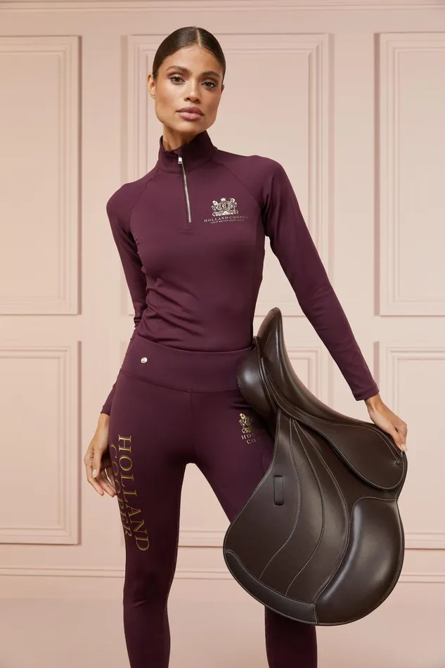 Holland Cooper Base Layers Women Base Layer Mulberry