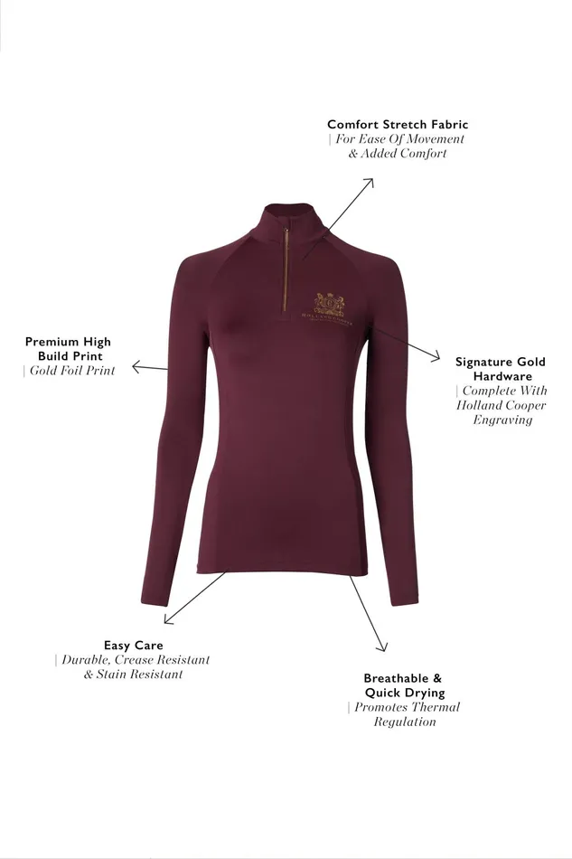Holland Cooper Base Layers Women Base Layer Mulberry Holland Cooper Base Layers Women Base Layer Mulberry