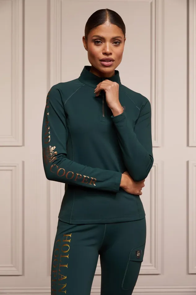 Holland Cooper Base Layers Women Halcot Thermal Base Layer Petrol