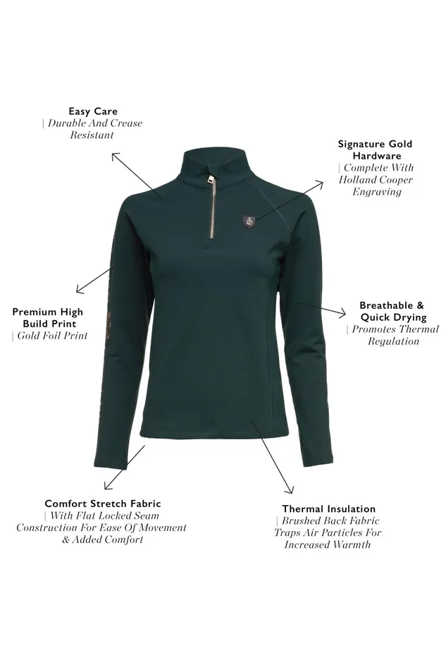 Holland Cooper Base Layers Women Halcot Thermal Base Layer Petrol Holland Cooper Base Layers Women Halcot Thermal Base Layer Petrol