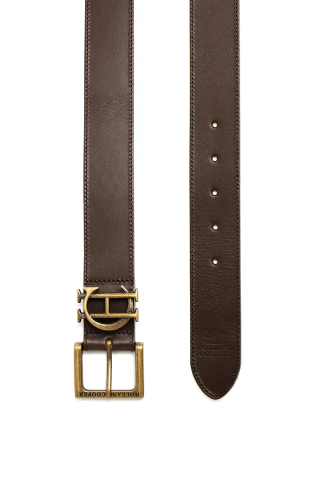 Holland Cooper Belts Men S Classic Belt Chocolate Holland Cooper Belts Men S Classic Belt Chocolate