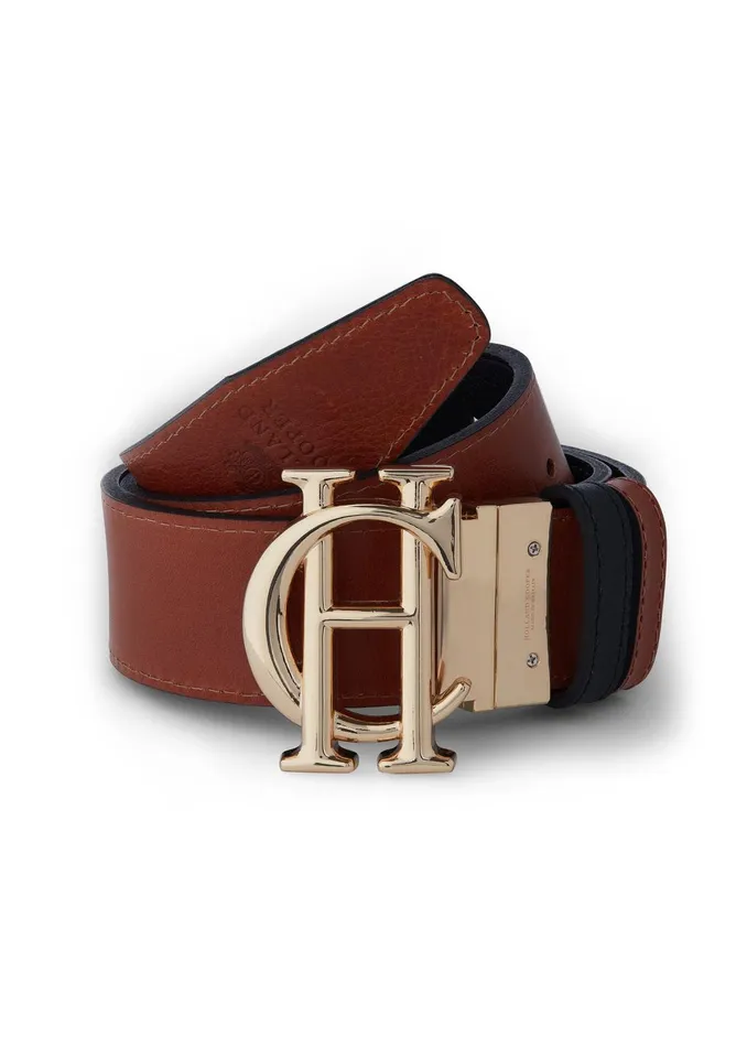 Holland Cooper Belts Women HC Classic Belt Reversible Black Tan Holland Cooper Belts Women HC Classic Belt Reversible Black Tan