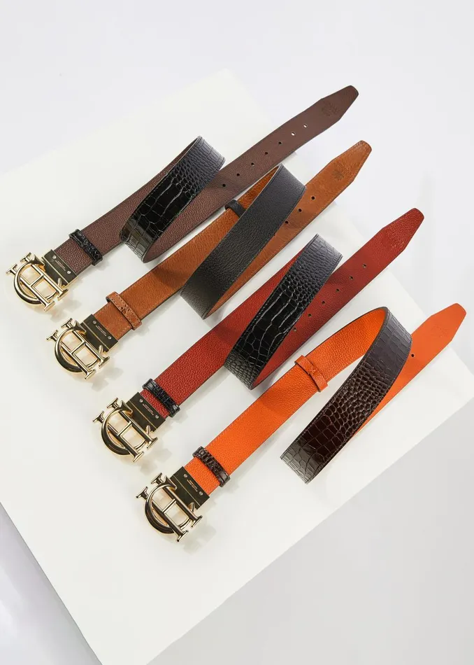 Holland Cooper Belts Women HC Classic Belt Reversible Black Tan Holland Cooper Belts Women HC Classic Belt Reversible Black Tan
