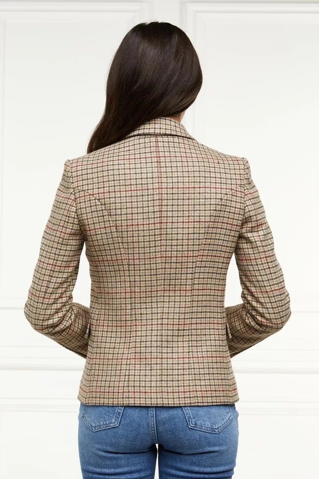 Holland Cooper Blazers Women Heritage Knightsbridge Blazer Charlton Tweed Horn Button