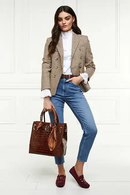 Holland Cooper Blazers Women Heritage Knightsbridge Blazer Charlton Tweed Horn Button