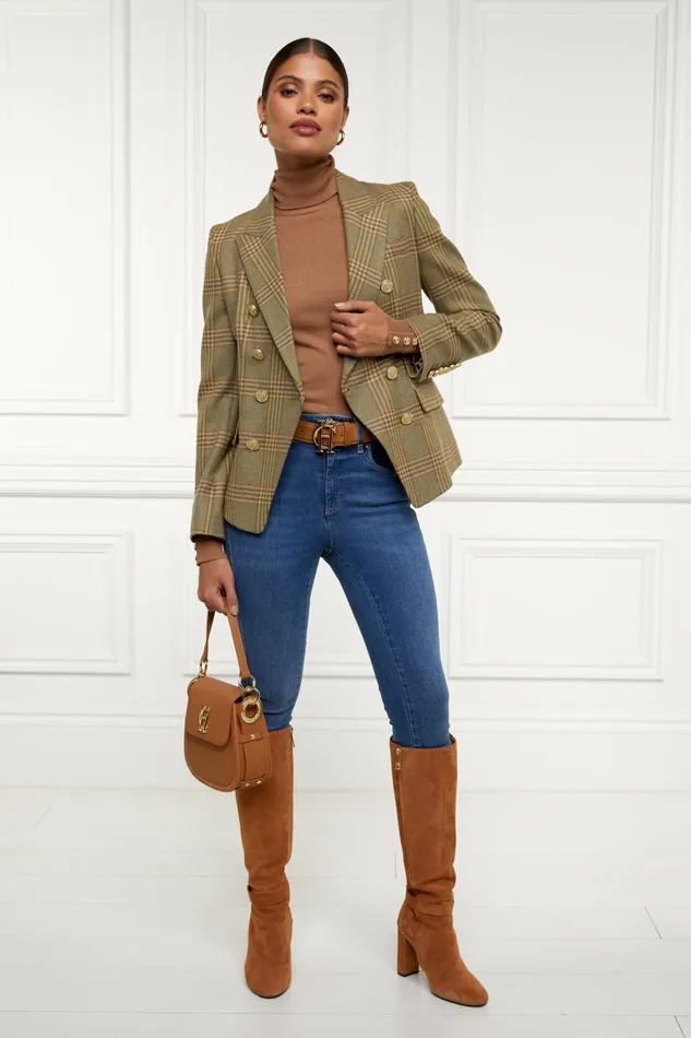 Holland Cooper Blazers Women Knightsbridge Blazer Leveret Holland Cooper Blazers Women Knightsbridge Blazer Leveret