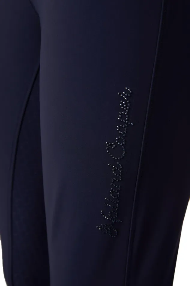 Holland Cooper Breeches Women Premium High Rise Breeches Yale Blue Holland Cooper Breeches Women Premium High Rise Breeches Yale Blue