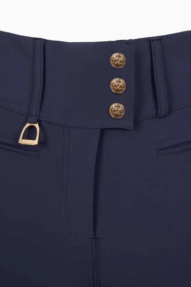 Holland Cooper Breeches Women Premium High Rise Breeches Yale Blue Holland Cooper Breeches Women Premium High Rise Breeches Yale Blue