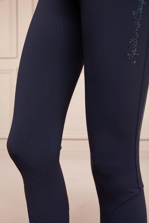 Holland Cooper Breeches Women Premium High Rise Breeches Yale Blue Holland Cooper Breeches Women Premium High Rise Breeches Yale Blue