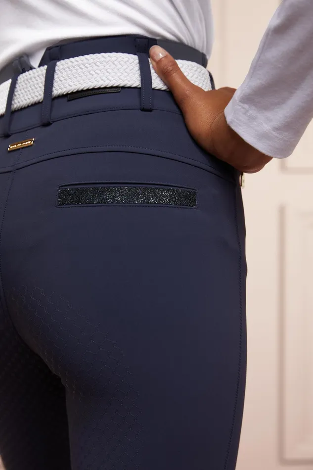 Holland Cooper Breeches Women Premium High Rise Breeches Yale Blue Holland Cooper Breeches Women Premium High Rise Breeches Yale Blue
