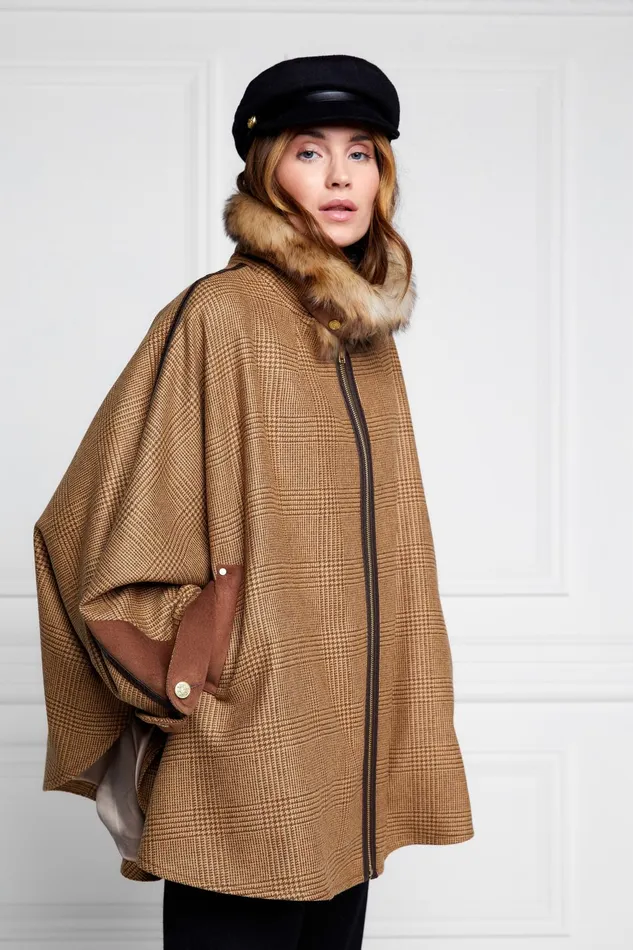 Holland Cooper Capes Women Chiltern Cape Tawny
