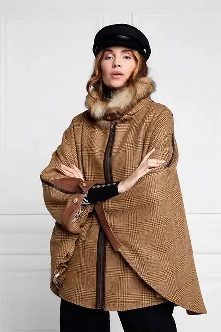 Holland Cooper Capes Women Chiltern Cape Tawny