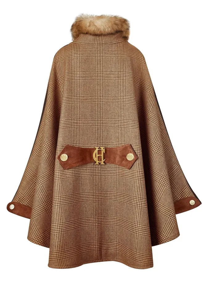 Holland Cooper Capes Women Chiltern Cape Tawny
