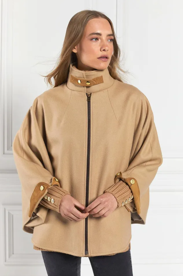 Holland Cooper Capes Women The Classic Cape Camel