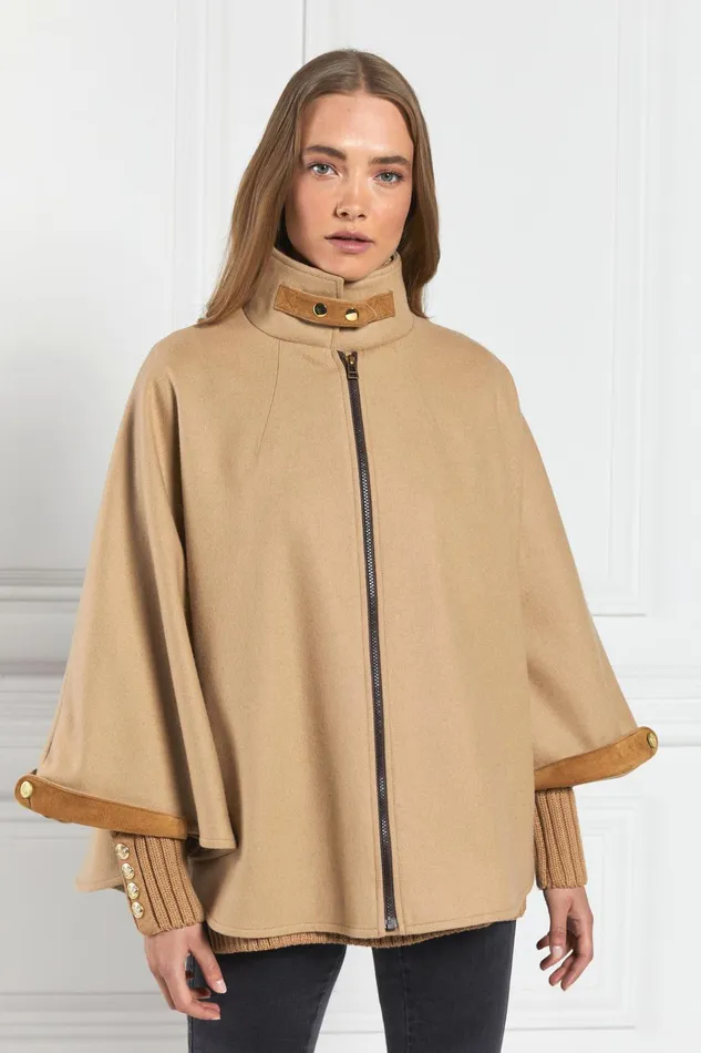 Holland Cooper Capes Women The Classic Cape Camel