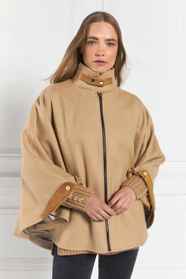 Holland Cooper Capes Women The Classic Cape Camel