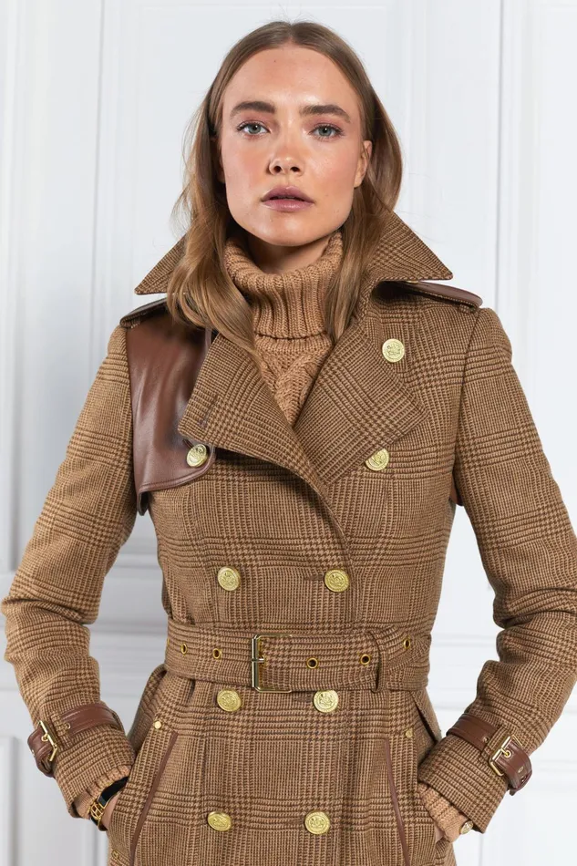 Holland Cooper Coats Women Marlborough Trench Coat Tawny