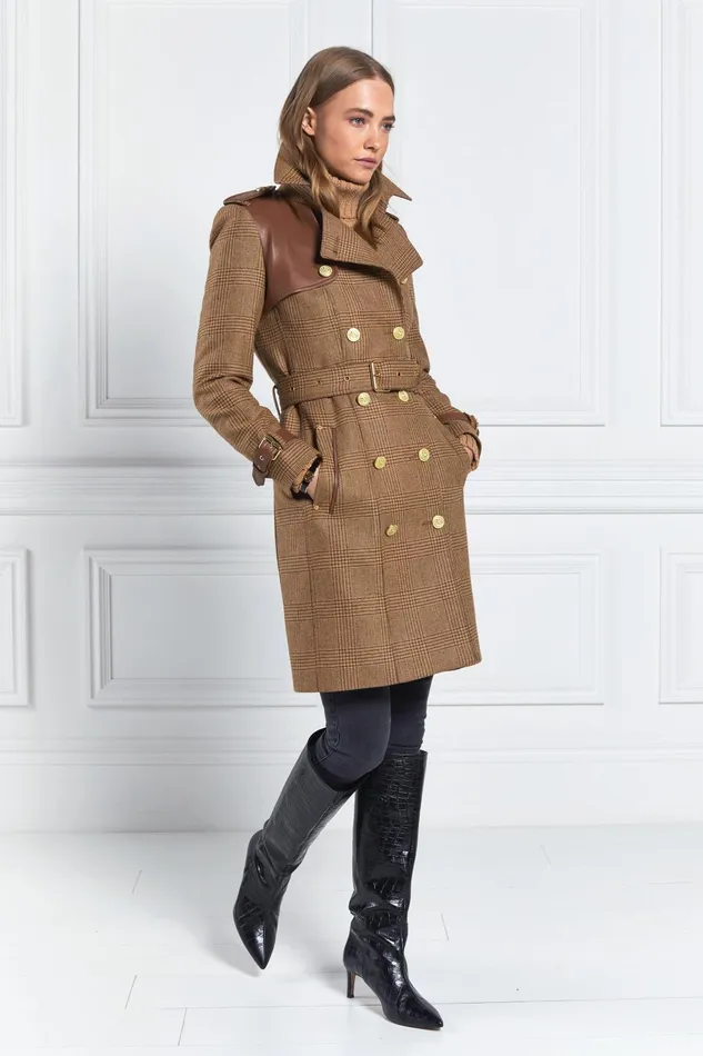Holland Cooper Coats Women Marlborough Trench Coat Tawny