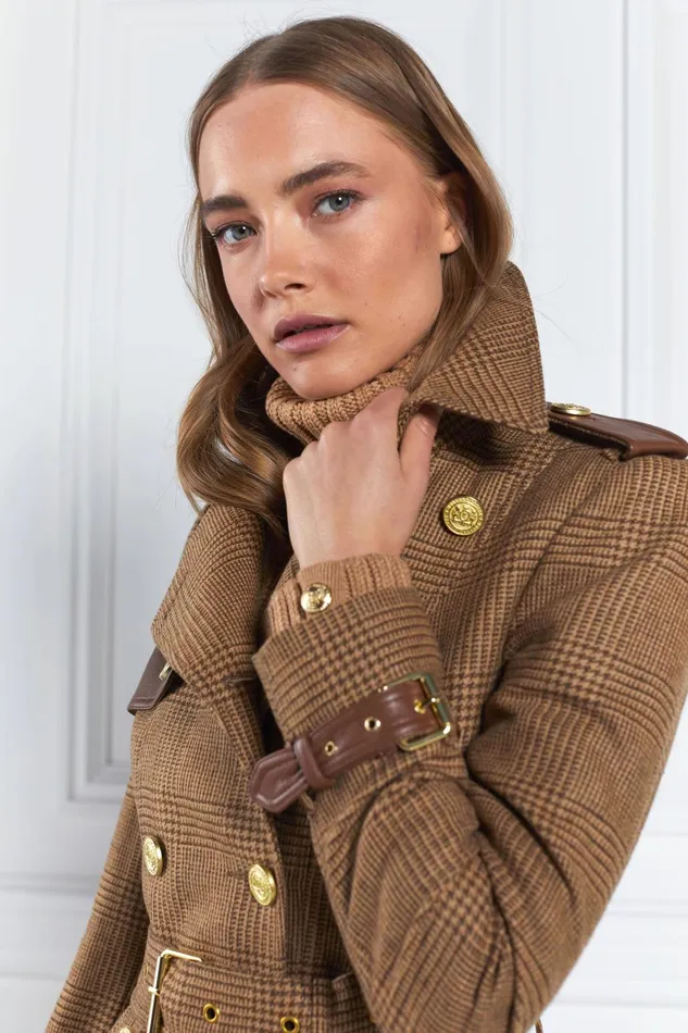 Holland Cooper Coats Women Marlborough Trench Coat Tawny
