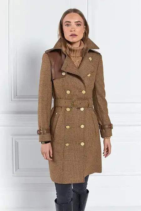 Holland Cooper Coats Women Marlborough Trench Coat Tawny