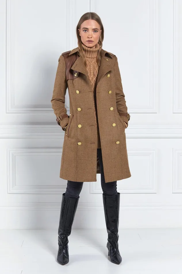 Holland Cooper Coats Women Marlborough Trench Coat Tawny