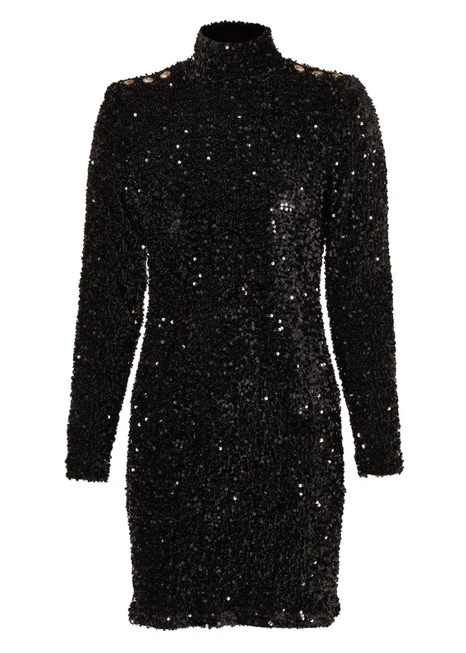 Holland Cooper Dresses Women Cara Sequin Mini Dress Holland Cooper Dresses Women Cara Sequin Mini Dress