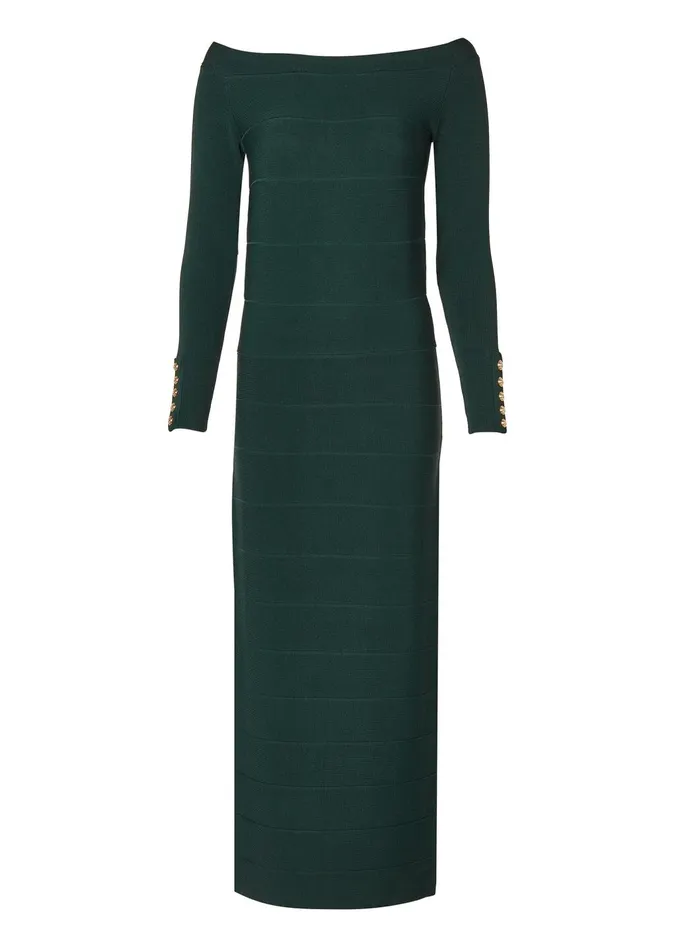 Holland Cooper Dresses Women Christina Bandage Dress Deep Emerald Holland Cooper Dresses Women Christina Bandage Dress Deep Emerald