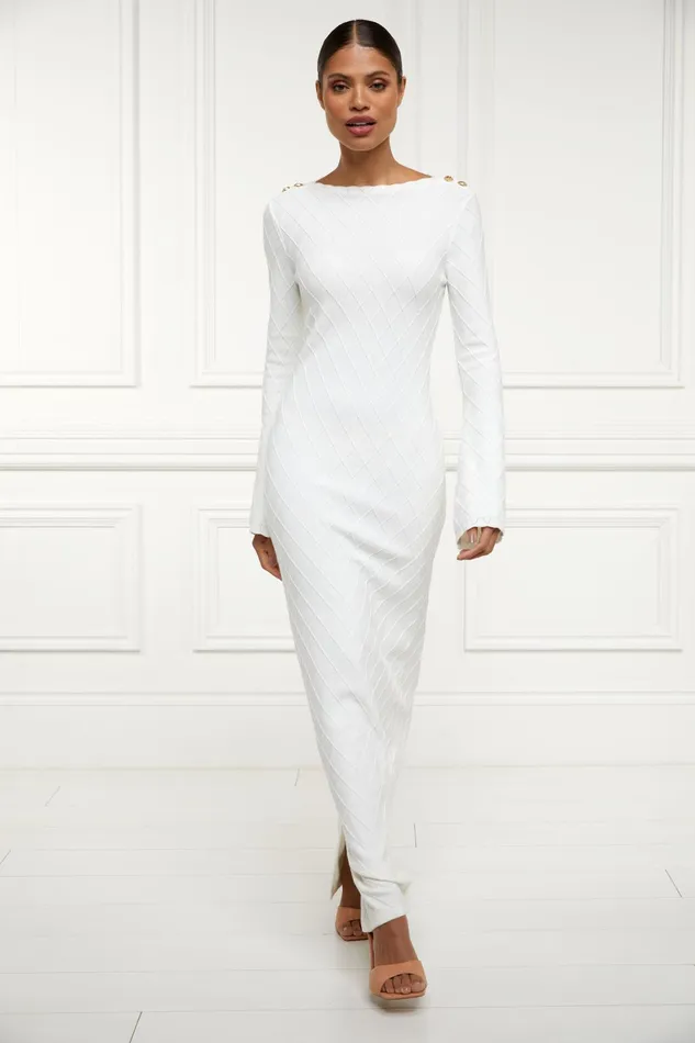 Holland Cooper Dresses Women Olive Maxi Dress White