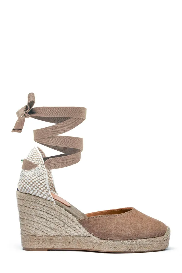 Holland Cooper Espadrilles Women Seville Wedge Sandal Taupe Holland Cooper Espadrilles Women Seville Wedge Sandal Taupe