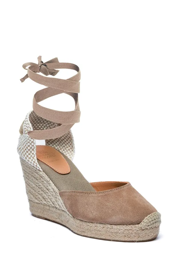 Holland Cooper Espadrilles Women Seville Wedge Sandal Taupe Holland Cooper Espadrilles Women Seville Wedge Sandal Taupe