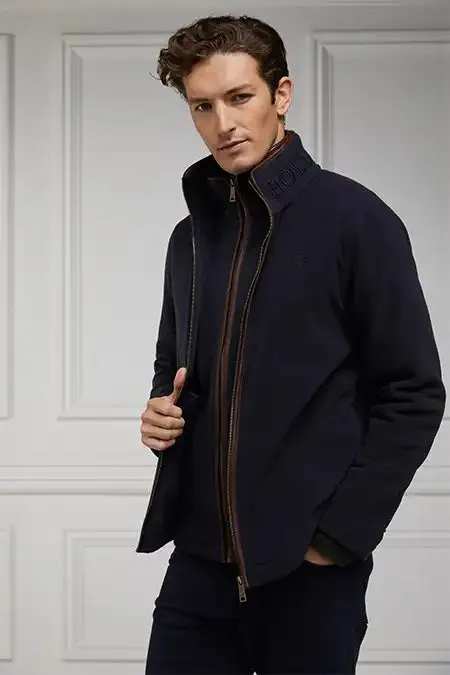 Holland Cooper Fleeces Men Country Fleece Jacket Ink Navy