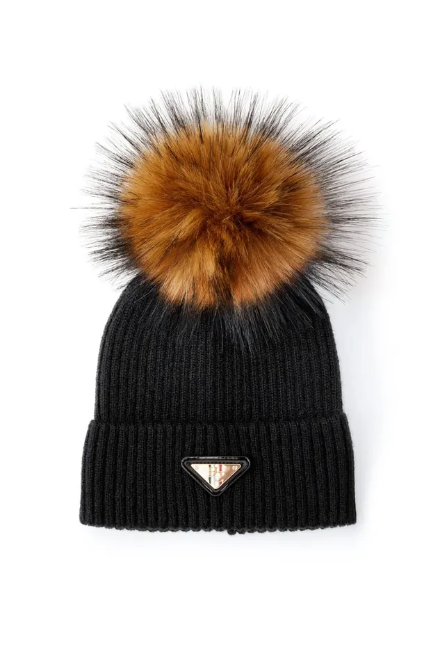 Holland Cooper Hats and Headbands Women Burghley Bobble Hat Black