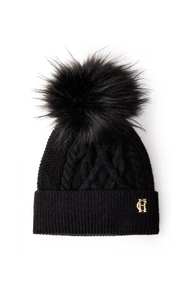 Holland Cooper Hats and Headbands Women Cortina Bobble Hat Black