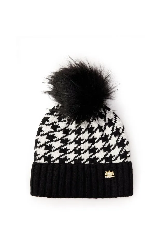Holland Cooper Hats and Headbands Women Heritage Bobble Hat Houndstooth