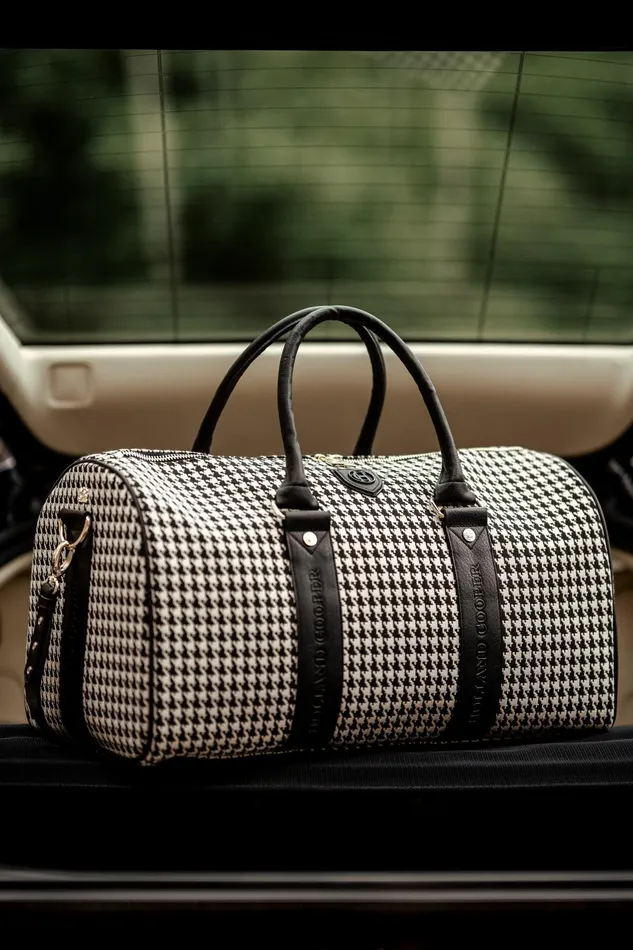 Holland Cooper Holdalls and Suitcases Women Regency Holdall Ecru Houndstooth