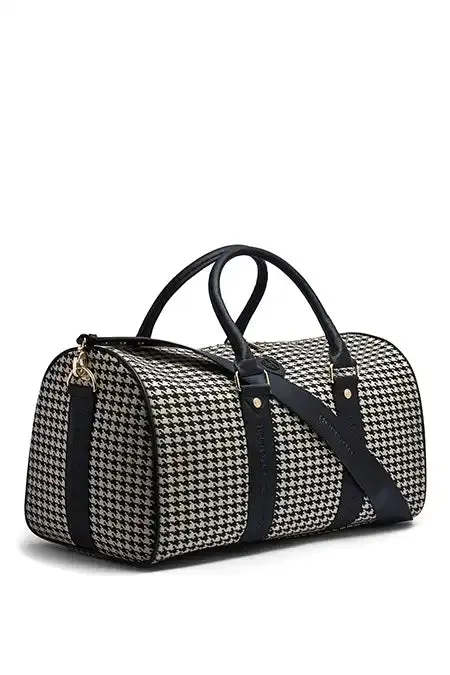 Holland Cooper Holdalls and Suitcases Women Regency Holdall Ecru Houndstooth