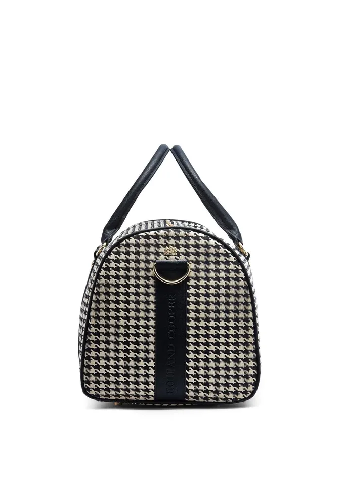 Holland Cooper Holdalls and Suitcases Women Regency Holdall Ecru Houndstooth