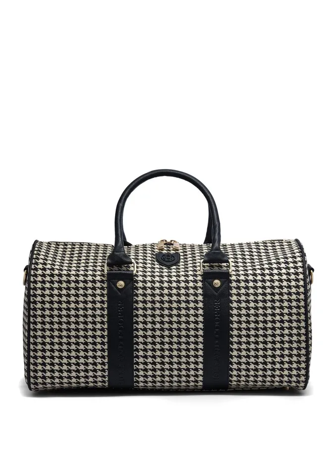 Holland Cooper Holdalls and Suitcases Women Regency Holdall Ecru Houndstooth