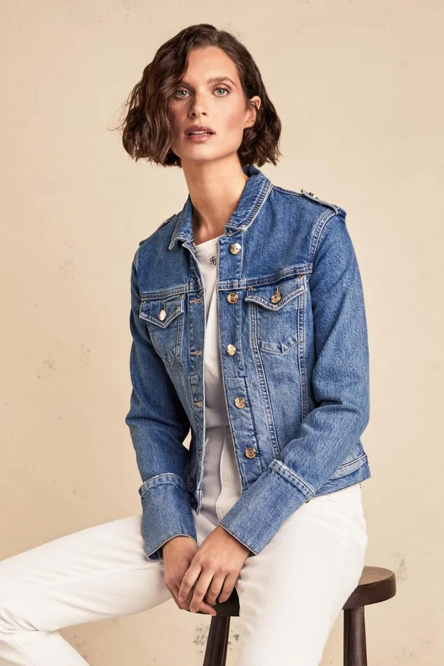 Holland Cooper Jackets Women Iconic Denim Jacket