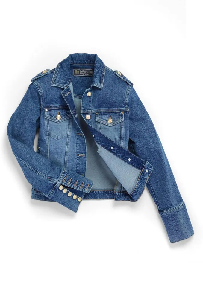 Holland Cooper Jackets Women Iconic Denim Jacket Holland Cooper Jackets Women Iconic Denim Jacket