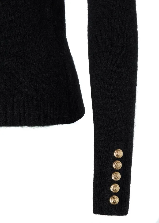 Holland Cooper Knitwear Women Amy Crew Neck Knit Black Holland Cooper Knitwear Women Amy Crew Neck Knit Black
