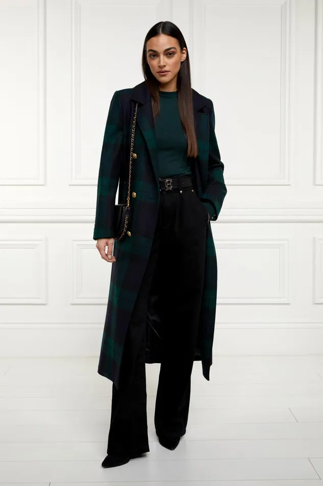 Holland Cooper Knitwear Women Buttoned Knit Crew Neck Deep Emerald Holland Cooper Knitwear Women Buttoned Knit Crew Neck Deep Emerald
