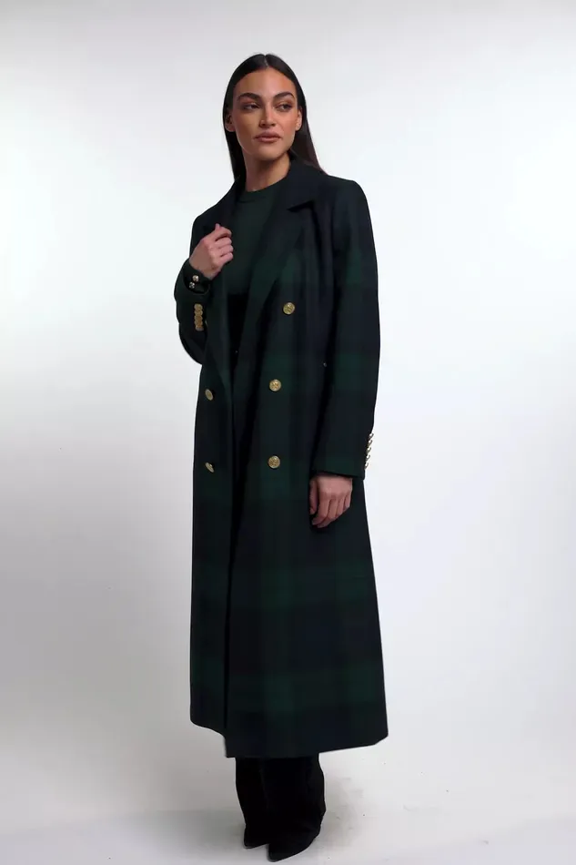 Holland Cooper Knitwear Women Buttoned Knit Crew Neck Deep Emerald Holland Cooper Knitwear Women Buttoned Knit Crew Neck Deep Emerald