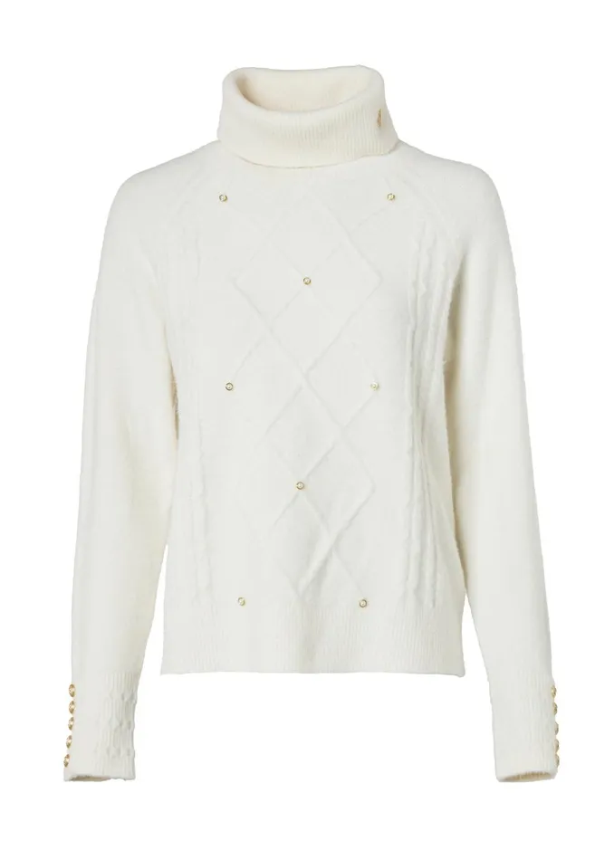 Holland Cooper Knitwear Women Harlow Roll Neck Knit Holland Cooper Knitwear Women Harlow Roll Neck Knit