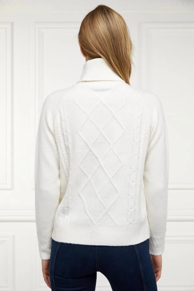 Holland Cooper Knitwear Women Harlow Roll Neck Knit Holland Cooper Knitwear Women Harlow Roll Neck Knit
